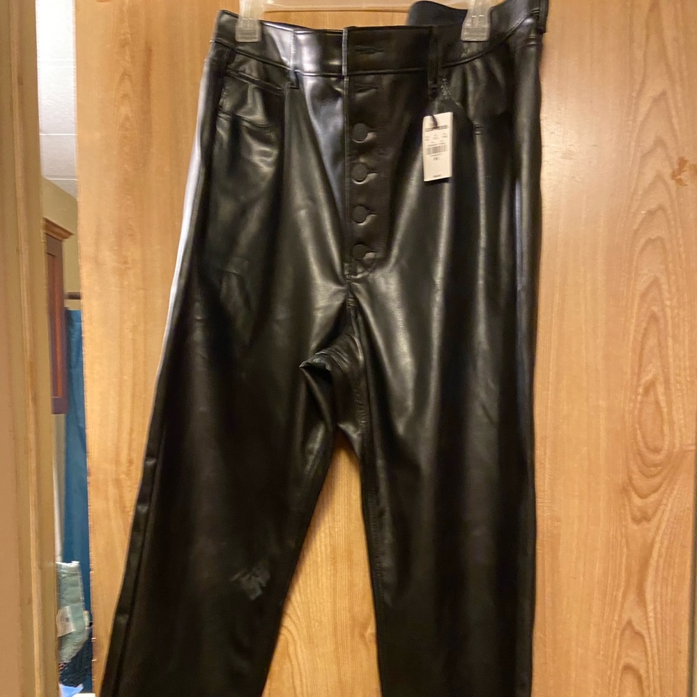 Express vegan leather pants
